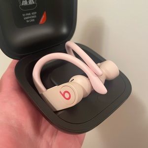Pink Powerbeats pro by Dre